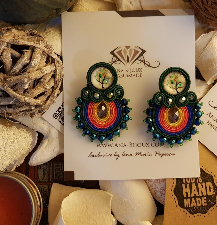 Cercei Handmade Soutache