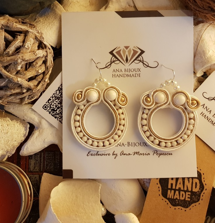 Cercei Handmade Office Soutache